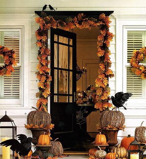 veranda dekoration halloween