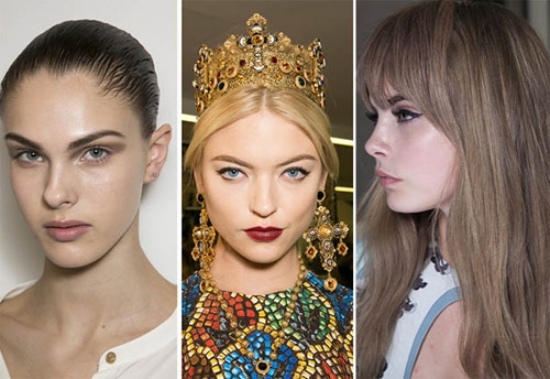 Retro læbestift Påfør Eyeliner Make-Up Idéer Trends Vinter Efterår 2013 2014