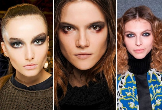 Smokey Eyes Effect Påfør make-up korrekt Trends-2013 2014 efterår-vinter