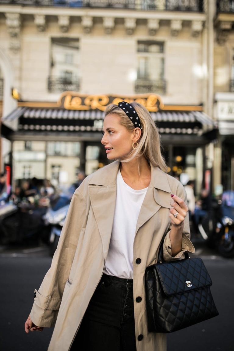 Hårtilbehør Hovedbånd Polka Dots trend sommer trenchcoat