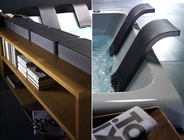 Badekar moderne designermøbler stilfuldt komfortable