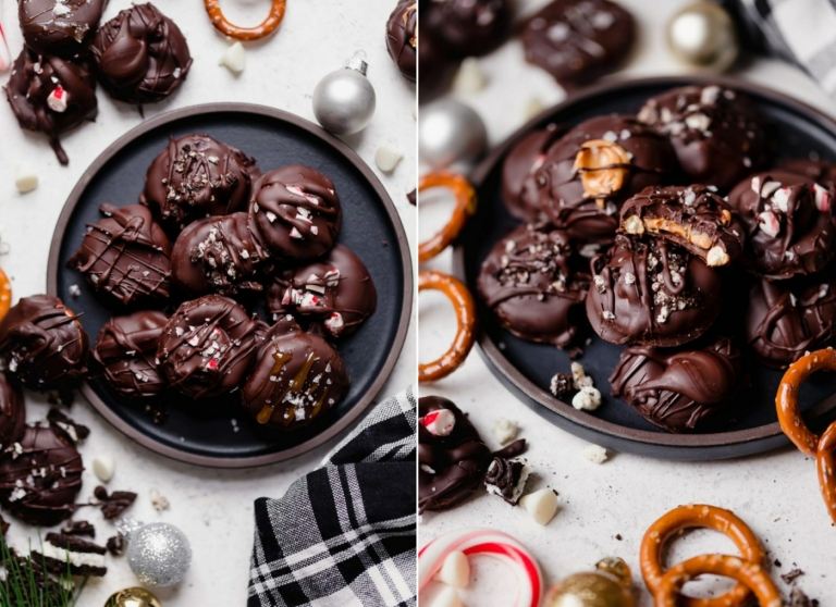 Oktoberfest opskrifter til dessert med kringlepinde og chokolade