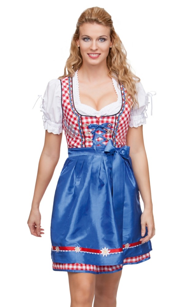 Dirndl-frisurer-med-volumen-og-hår-bølger