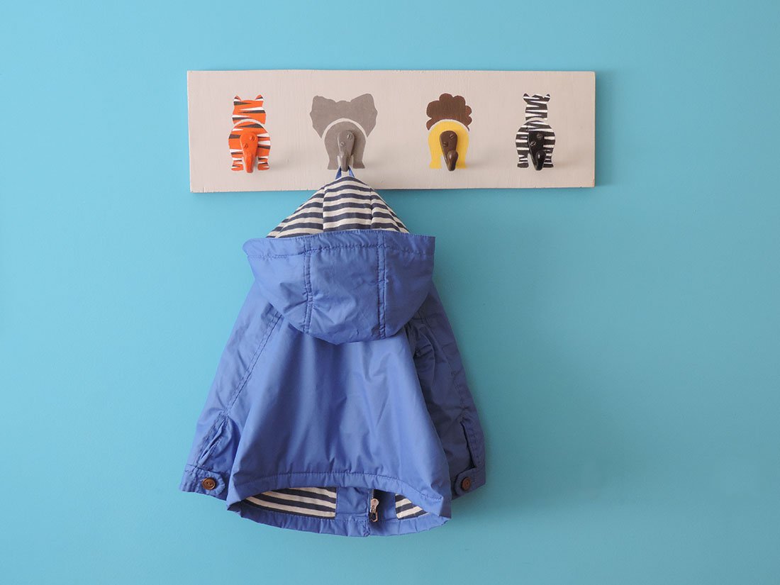 Garderober børn DIY ideer maler børneværelse i blå lustif
