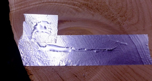 Aluminiumsfolie som en del af håndværksdesignet