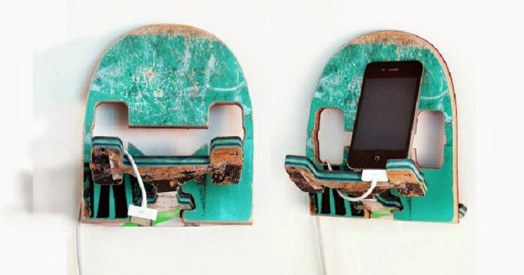 DIY-møbler-skateboard-iphone-holder-gør-det-selv
