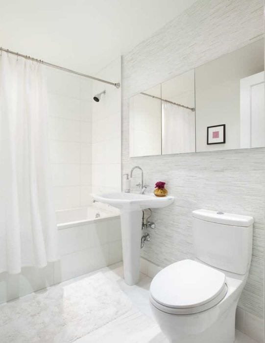 επιλογή φωτεινού σχεδιασμού λευκού μπάνιου