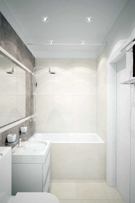 Idee für eine ungewöhnliche Gestaltung eines weißen Badezimmers