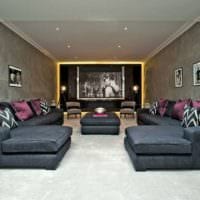 idei de amenajare a designului home theater