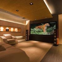 home theater design foto interior