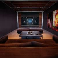 home theater design foto decor