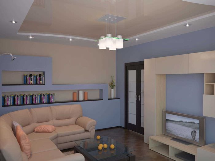 un exemplu de design luminos al unui apartament de 50 mp