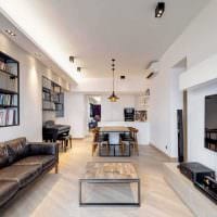 opțiunea unui design frumos al unui apartament de 50 mp fotografie