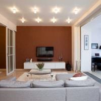 un exemplu de decor frumos al unui apartament de 50 mp imagine