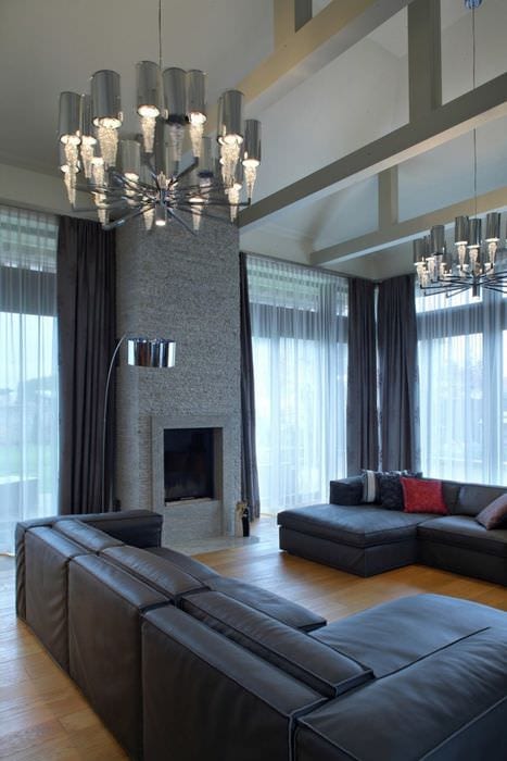 příklad světlého stylu obývacího pokoje 16 m2