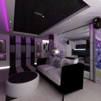 příklad světelného designu obývacího pokoje 16 m2