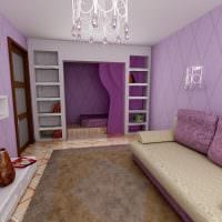 verze světelného designu obývacího pokoje 16 m2