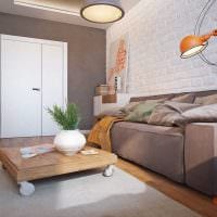 příklad světlého obývacího pokoje 16 m2