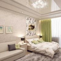 verzia svetlého interiéru obývačky 19–20 m2