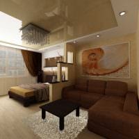 verzia svetelného dizajnu obývačky 19-20 m2