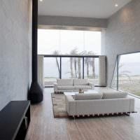 esimerkki kauniista minimalistisesta olohuoneen suunnittelukuvasta