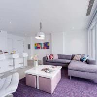 példa egy világos nappali belső térre a minimalizmus fotó stílusában