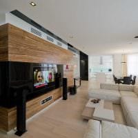 példa a világos nappali dekorációra a minimalista kép stílusában