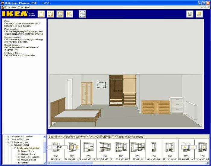 Planificator de case Ikea online