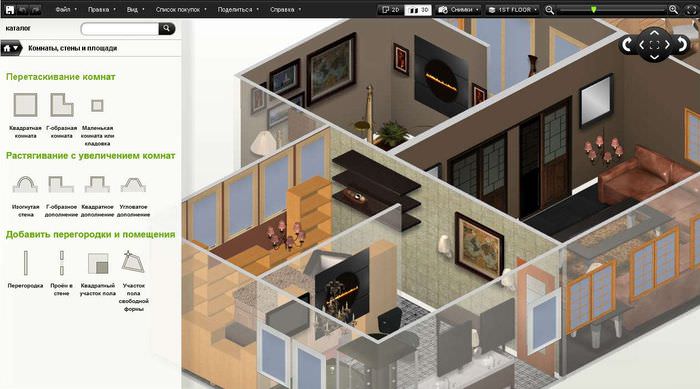 3d dizajn interiéru online