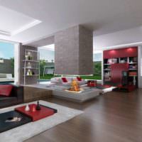 3D -design visualisering av leilighetens interiørfoto