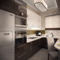 3D -visualisering av en lägenhet foto dekoration