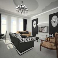 3D -visualisering av en lägenhet design idéer