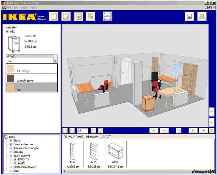 Planificator de case Ikea