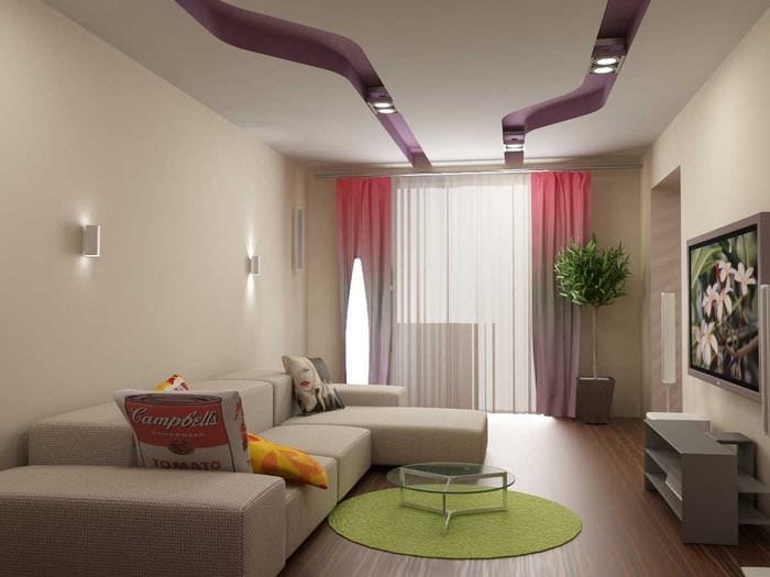 ideea unui interior frumos dormitor living