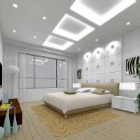 ideea unui interior luminos al unui living al unui dormitor de 20 mp Fotografie