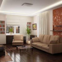 living 18 m2 interior modern