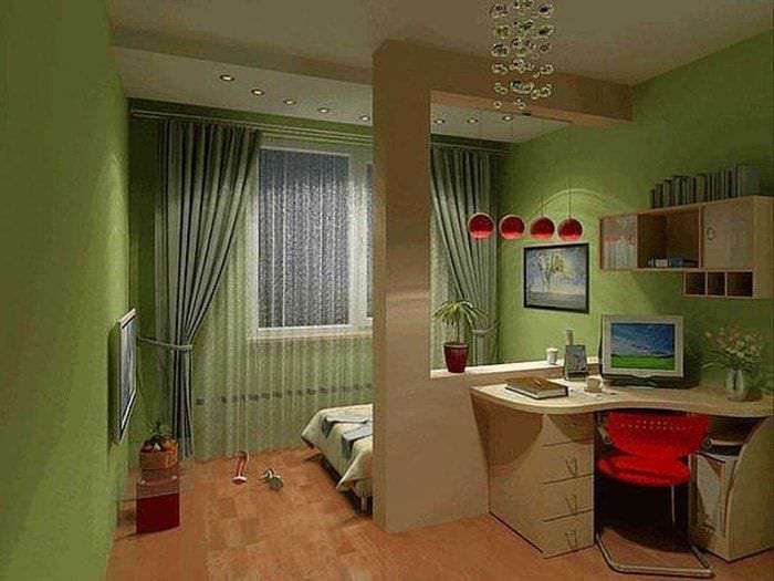 فكرة تصميم غير عادي لغرفة نوم صغيرة