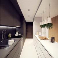 Beispiel für ein schönes Kücheninterieur 13 m² Foto