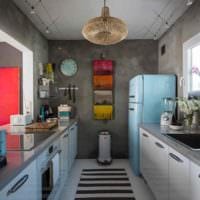 Option eines schönen Küchendesigns 13 m² Foto