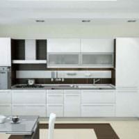 Idee eines ungewöhnlichen Kücheninterieurs 13 m² Bild