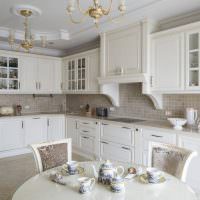 Klassisk stil i kjøkkenets design