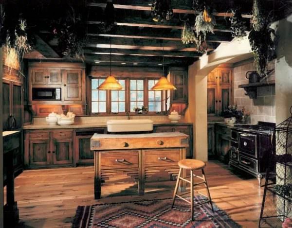 Kuchyně v retro stylu se vyznačuje zdrženlivostí ve formě, praktičností v nastavení a všestranností věcí.