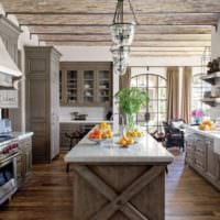 idei de interior bucatarie stil rustic