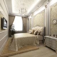 lägenhet i klassiskt stil sovrum foto