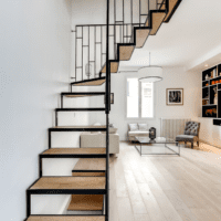 trappdesign i husets inre foto
