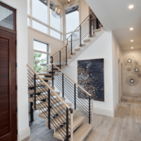 trappa i ett privat hus design