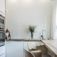 дизайн на малък кухненски фото интериор