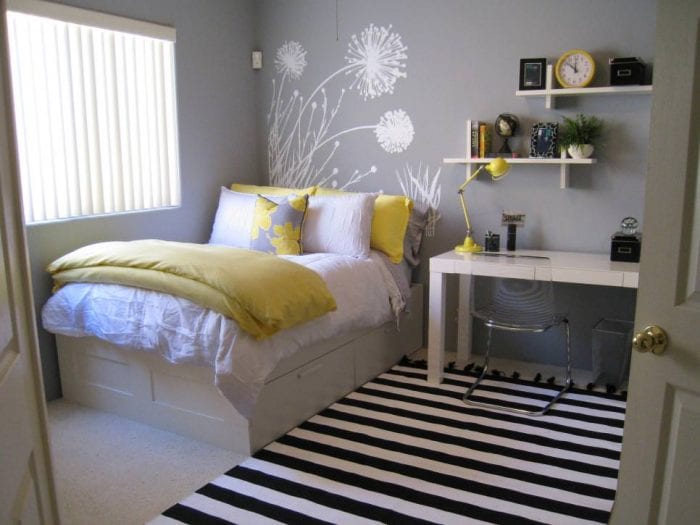 soveværelse design til en teenager