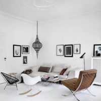 צבע לבן בעיצוב דירת חדר