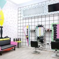 Schönheitssalon Friseur Design Foto